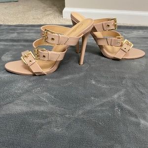 Brand New Nude Mule heels